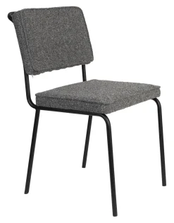 Zuiver Eetkamerstoelen Zonder Armleuning|Eetkamerstoel Buddy Gerecyclede stof