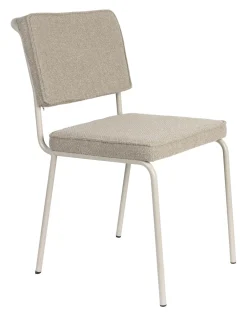 Zuiver Eetkamerstoelen Zonder Armleuning|Eetkamerstoel Buddy Gerecyclede stof