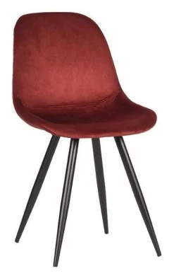 LABEL51 Eetkamerstoelen Velvet / Fluweel|Beige Eetkamerstoelen|Eetkamerstoel Capri Velvet