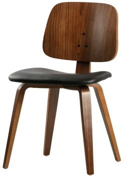 vtwonen Eetkamerstoelen Met Leer Of Kunstleer|Eetkamerstoelen Zonder Armleuning|Eetkamerstoel Classic PU Bruin