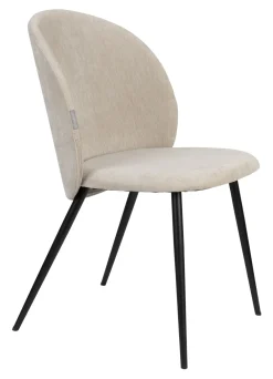Zuiver Eetkamerstoelen Velvet / Fluweel|Beige Eetkamerstoelen|Eetkamerstoel Cozy Velvet