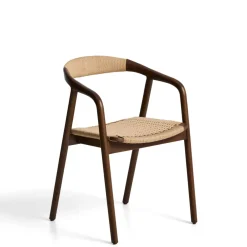 Kave Home Eetkamerstoelen Met Armleuning|Eetkamerstoel Derile Eikenhout