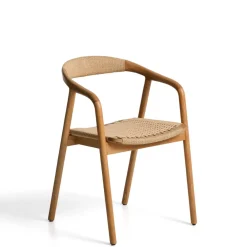 Kave Home Eetkamerstoelen Met Armleuning|Eetkamerstoel Derile Eikenhout