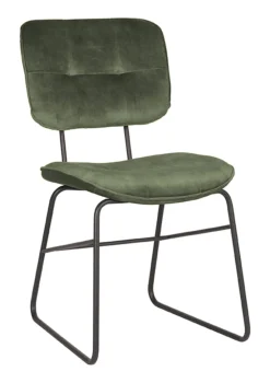 LABEL51 Eetkamerstoelen Velvet / Fluweel|Eetkamerstoelen Zonder Armleuning|Eetkamerstoel Dez Velvet