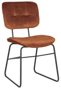 LABEL51 Eetkamerstoelen Velvet / Fluweel|Eetkamerstoelen Zonder Armleuning|Eetkamerstoel Dez Velvet