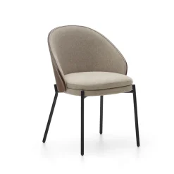 Kave Home Eetkamerstoelen Zonder Armleuning|Eetkamerstoel Eamy Essenhout