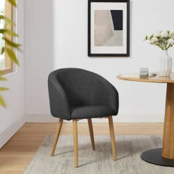Artistiq Living Eetkamerstoelen Met Armleuning|Eetkamerstoel Espen Structuurstof