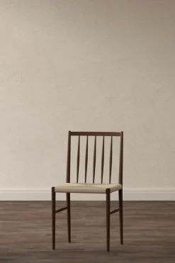 Nohr Eetkamerstoelen Zonder Armleuning|Eetkamerstoel Evangela kleur Mokka