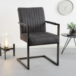Tower Living Eetkamerstoelen Met Armleuning|Eetkamerstoel Ferro met armleuning
