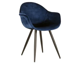 LABEL51 Eetkamerstoelen Velvet / Fluweel|Beige Eetkamerstoelen|Eetkamerstoel Forli Velvet