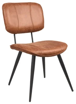 LABEL51 Eetkamerstoelen Met Leer Of Kunstleer|Eetkamerstoelen Zonder Armleuning|Eetkamerstoel Fos Leer
