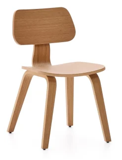 Kave Home Eetkamerstoelen Zonder Armleuning|Eetkamerstoel Gena Rubberhout