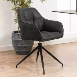 Bendt Draaibare Eetkamerstoelen|Eetkamerstoelen Met Armleuning|Eetkamerstoel Helena Draaibaar