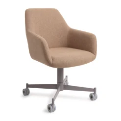 Jesper Home Eetkamerstoelen Met Armleuning|Eetkamerstoel Hiroo Caster Grey