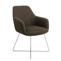 Jesper Home Eetkamerstoelen Met Armleuning|Eetkamerstoel Hiroo Cross Steel