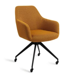 Jesper Home Beige Eetkamerstoelen|Eetkamerstoelen Met Armleuning|Eetkamerstoel Hiroo Glide Black