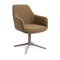 Jesper Home Draaibare Eetkamerstoelen|Eetkamerstoelen Met Armleuning|Eetkamerstoel Hiroo Quad Grey