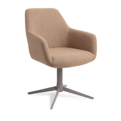 Jesper Home Draaibare Eetkamerstoelen|Eetkamerstoelen Met Armleuning|Eetkamerstoel Hiroo Quad Grey