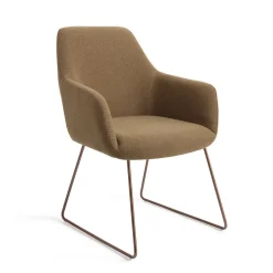 Jesper Home Beige Eetkamerstoelen|Eetkamerstoelen Met Armleuning|Eetkamerstoel Hiroo Slide Rose