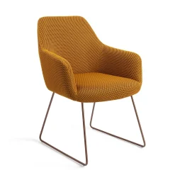 Jesper Home Beige Eetkamerstoelen|Eetkamerstoelen Met Armleuning|Eetkamerstoel Hiroo Slide Rose