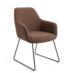 Jesper Home Eetkamerstoelen Met Armleuning|Eetkamerstoel Hiroo Slide Black