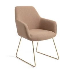 Jesper Home Eetkamerstoelen Met Armleuning|Eetkamerstoel Hiroo Slide Gold