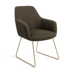 Jesper Home Eetkamerstoelen Met Armleuning|Eetkamerstoel Hiroo Slide Gold