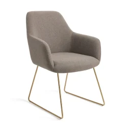 Jesper Home Eetkamerstoelen Met Armleuning|Eetkamerstoel Hiroo Slide Gold