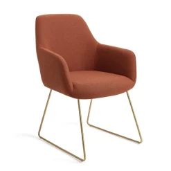 Jesper Home Eetkamerstoelen Met Armleuning|Eetkamerstoel Hiroo Slide Gold