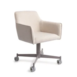 Jesper Home Beige Eetkamerstoelen|Eetkamerstoelen Met Armleuning|Eetkamerstoel Hofu Caster Grey