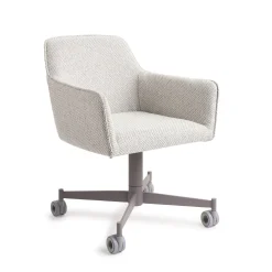 Jesper Home Beige Eetkamerstoelen|Eetkamerstoelen Met Armleuning|Eetkamerstoel Hofu Caster Grey