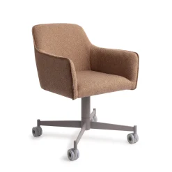 Jesper Home Beige Eetkamerstoelen|Eetkamerstoelen Met Armleuning|Eetkamerstoel Hofu Caster Grey