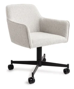 Jesper Home Beige Eetkamerstoelen|Eetkamerstoelen Met Armleuning|Eetkamerstoel Hofu Caster Black