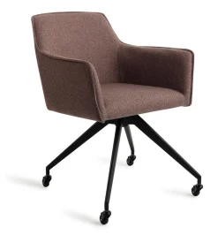 Jesper Home Beige Eetkamerstoelen|Eetkamerstoelen Met Armleuning|Eetkamerstoel Hofu Glide Black