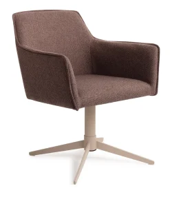 Jesper Home Draaibare Eetkamerstoelen|Eetkamerstoelen Met Armleuning|Eetkamerstoel Hofu Quad Beige