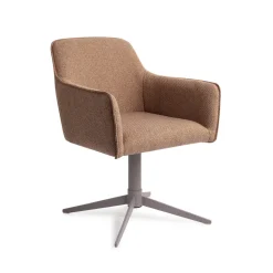 Jesper Home Beige Eetkamerstoelen|Eetkamerstoelen Met Armleuning|Eetkamerstoel Hofu Quad Grey