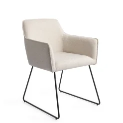 Jesper Home Beige Eetkamerstoelen|Eetkamerstoelen Met Armleuning|Eetkamerstoel Hofu Slide Black