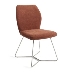 Jesper Home Beige Eetkamerstoelen|Eetkamerstoelen Zonder Armleuning|Eetkamerstoel Ikata Beehive Steel