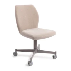 Jesper Home Eetkamerstoelen Zonder Armleuning|Eetkamerstoel Ikata Caster Grey