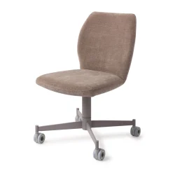 Jesper Home Eetkamerstoelen Zonder Armleuning|Eetkamerstoel Ikata Caster Grey