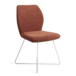 Jesper Home Beige Eetkamerstoelen|Eetkamerstoelen Zonder Armleuning|Eetkamerstoel Ikata Cross White