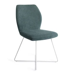 Jesper Home Beige Eetkamerstoelen|Eetkamerstoelen Zonder Armleuning|Eetkamerstoel Ikata Cross White