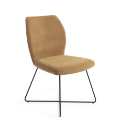Jesper Home Beige Eetkamerstoelen|Eetkamerstoelen Zonder Armleuning|Eetkamerstoel Ikata Cross Black
