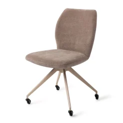 Jesper Home Beige Eetkamerstoelen|Eetkamerstoelen Zonder Armleuning|Eetkamerstoel Ikata Glide Beige