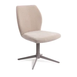 Jesper Home Beige Eetkamerstoelen|Eetkamerstoelen Zonder Armleuning|Eetkamerstoel Ikata Quad Grey