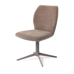 Jesper Home Beige Eetkamerstoelen|Eetkamerstoelen Zonder Armleuning|Eetkamerstoel Ikata Quad Grey