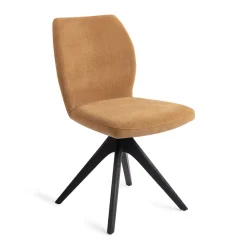 Jesper Home Beige Eetkamerstoelen|Draaibare Eetkamerstoelen|Eetkamerstoel Ikata Revolve Oak Black