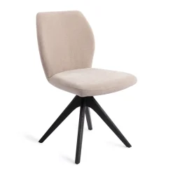 Jesper Home Beige Eetkamerstoelen|Draaibare Eetkamerstoelen|Eetkamerstoel Ikata Revolve Oak Black