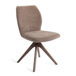 Jesper Home Beige Eetkamerstoelen|Draaibare Eetkamerstoelen|Eetkamerstoel Ikata Revolve Oak Walnut