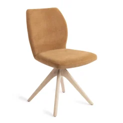 Jesper Home Beige Eetkamerstoelen|Draaibare Eetkamerstoelen|Eetkamerstoel Ikata Revolve Oak Bleach